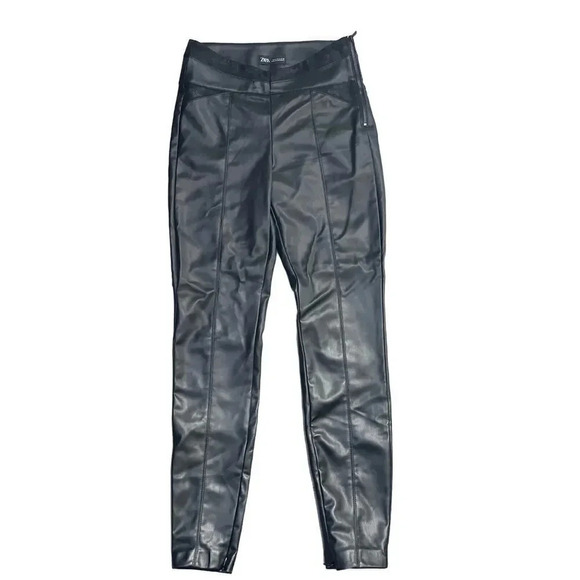 Zara Pants - Zara vegan Leather pants. Size S